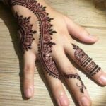 mehndi design simple bail