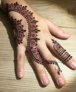 mehndi design simple bail