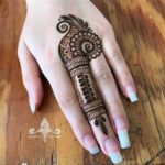 style mehndi design simple
