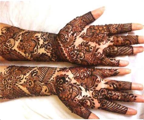 shaded mehndi design photos