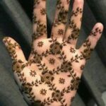 stylish simple modern mehndi design