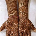 arabic belt mehndi design