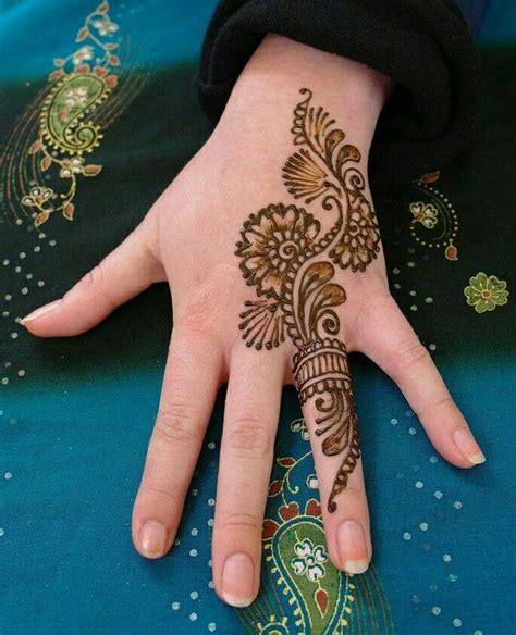 ring mehndi design simple