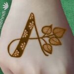 alphabet mehndi design a to z