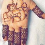 teddy mehndi design