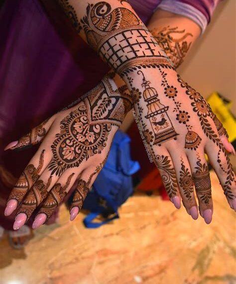 kanha mehndi design