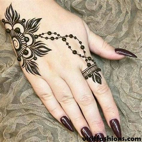 simple bel mehndi design