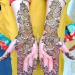 arabic bharwa mehndi design