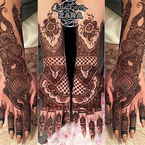 new checks mehndi design