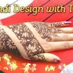 tape mehndi design