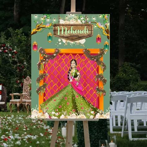 mehndi board design