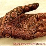 space mehndi design