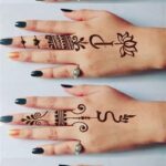 a name tattoo mehndi design