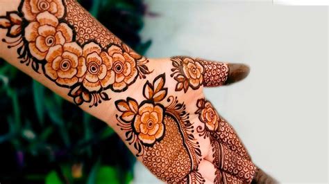 mehndi design gulab wali