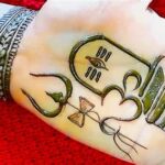 trishul mehndi design